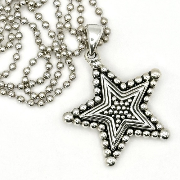 LAGOS Jewelry - Lagos Rare Wonders Sterling Silver Star Pendant Necklace